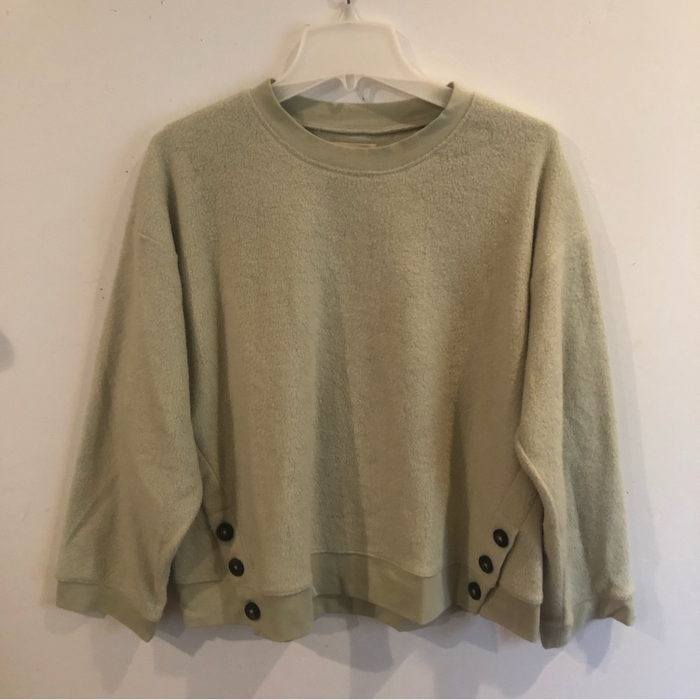 MADEWELL Seagrass Brushed Side SWEATSHIRT S - Picture 5 of 16